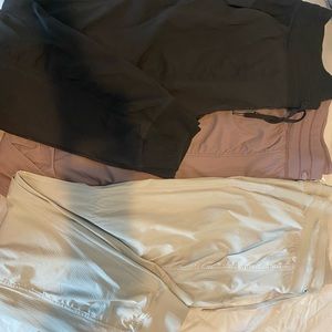 Dance studio jogger black, grayish-silver, lilac.